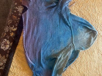 Knitted tyed dyed jacket