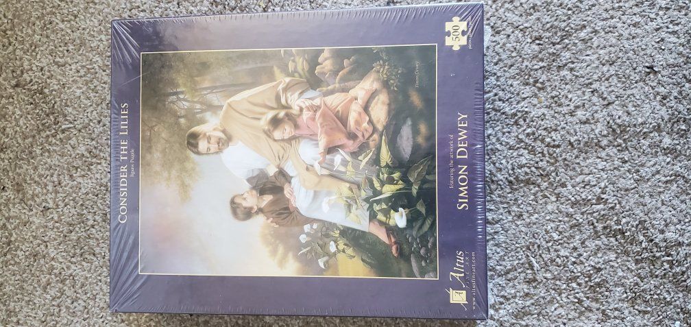 SEALED Consider the Lillies Simon Dewey Puzzle
