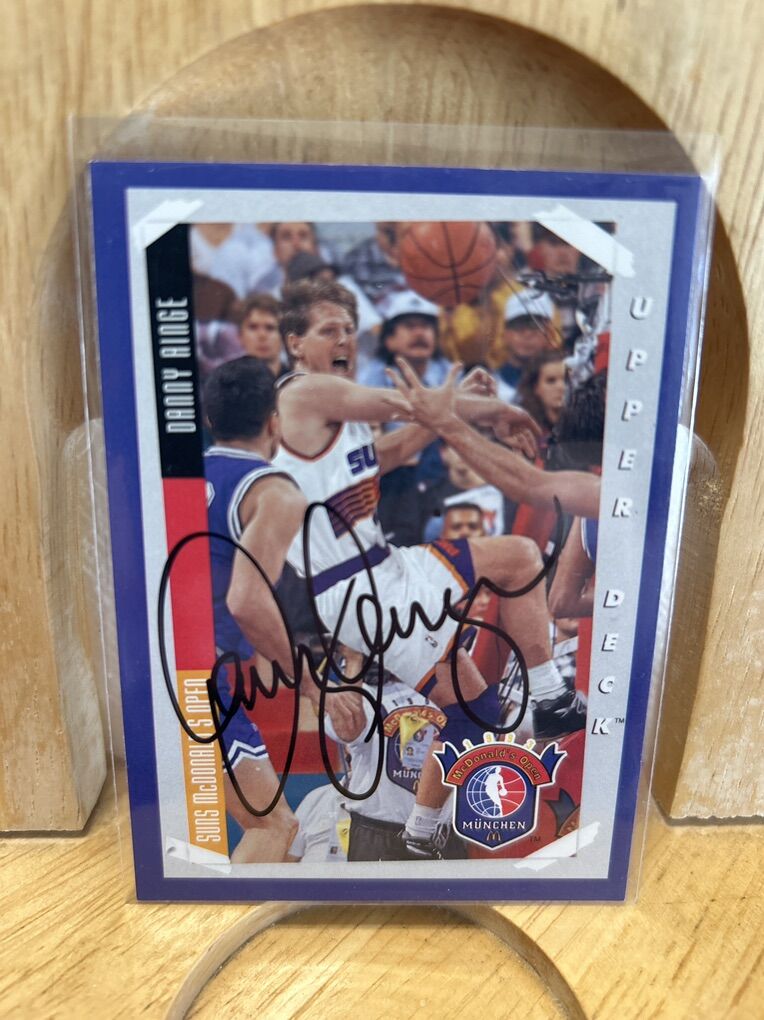 Danny Ainge Autograph Phoenix Suns Upper Deck Auto