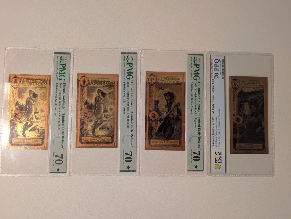 Four Graded Limited Early-Release Goldbacks