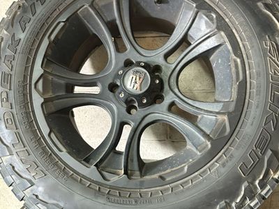 Jeep Wrangler 18 Kmc Wheels & Falken at Tires