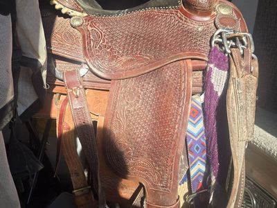 Teskeys Rope Saddle 16"