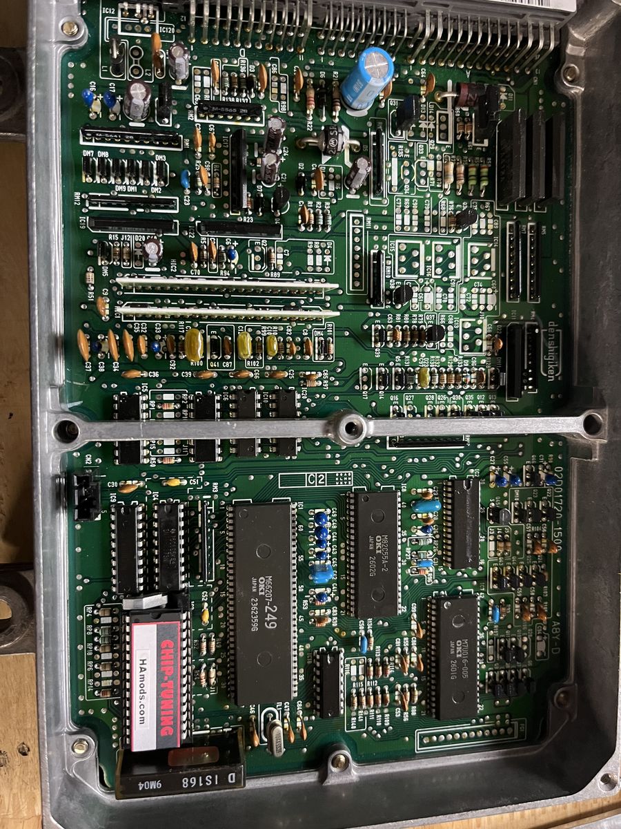 Chipped Honda ECU