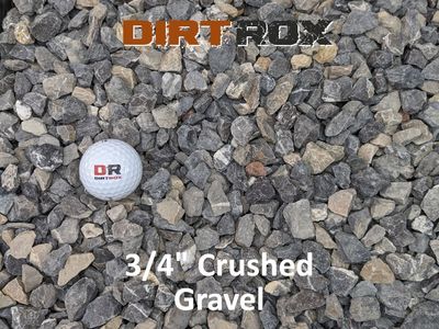 3/4" Crushed Gravel - Home Delivery by DirtRox.com