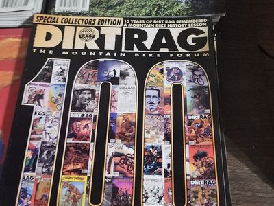 Vintage bicycle bike magazines, Dirt Rag, Bicycle Times, mountain flyer, bike, bicycling.