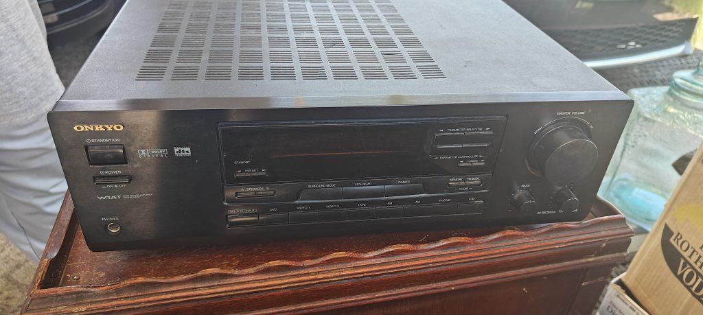 Onkyo Audio Receiver with Tower Speakers