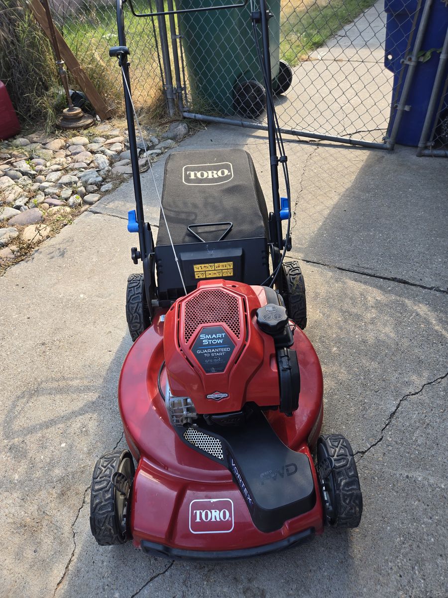 22" Toro self propell lawnmower