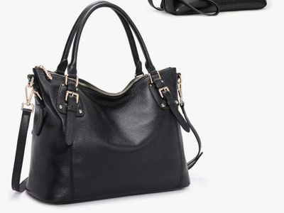 XL Black Kattee Leather Tote/Bag