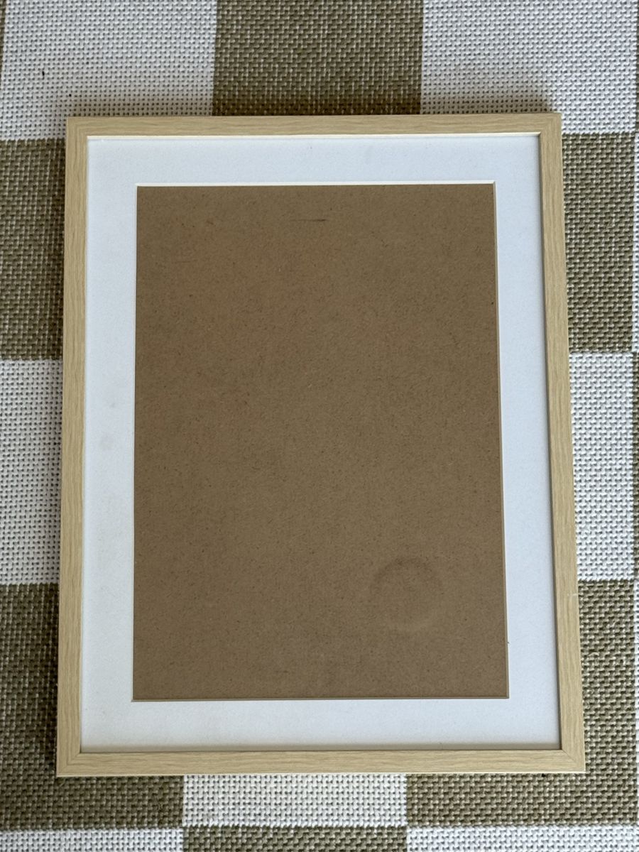 Unbranded Wood Picture Frame with Mat -  12”x16"