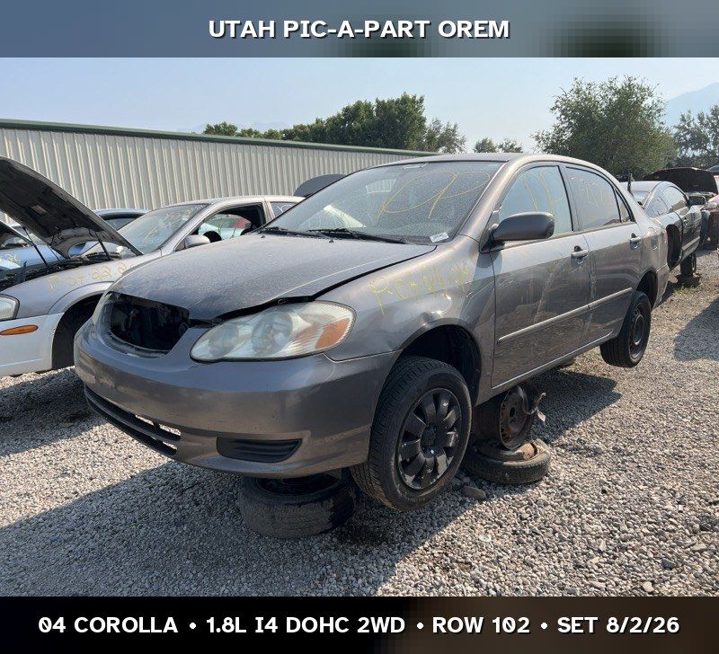 New Arrival - 2004 Toyota Corolla Parts - UTPAP Orem