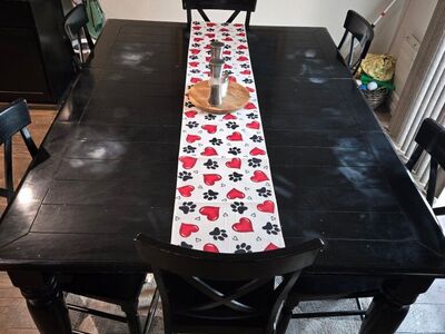 Black Counter Height Kitchen Table