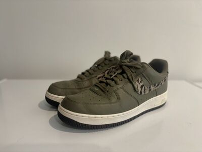 Mens 11 Olive Green Nike Air Force 1's