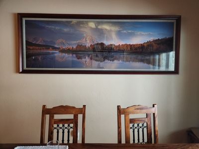 Beautifully Framed Collector's Edition Mangelsen Print - September Showers - Oxbow Bend