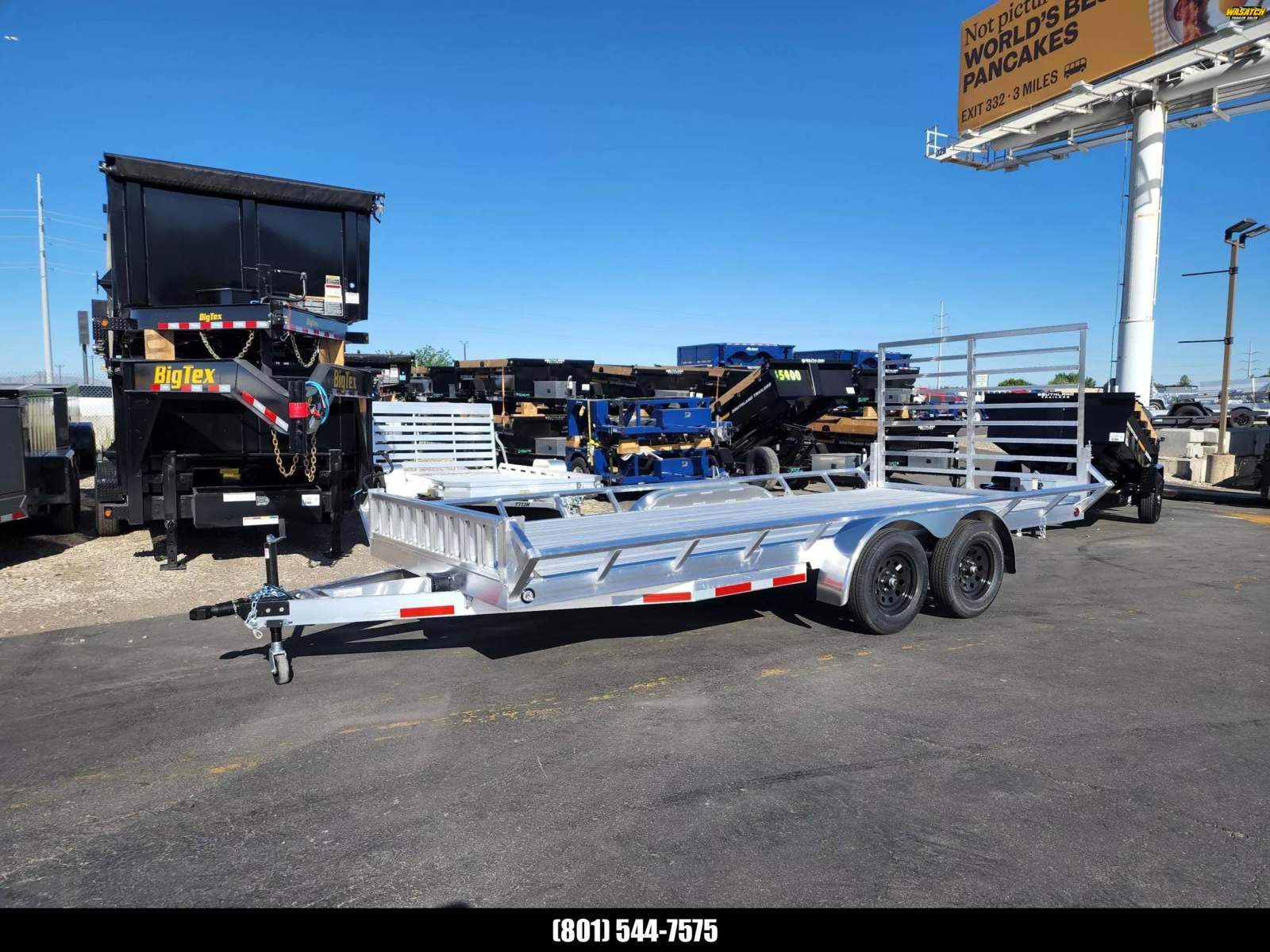 2025 Baughman Products 83X17 ASR with Front Ramps (7X17) Aluminum ATV Utility Trailer