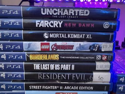PlayStation 4 Video Game Lot (15 Games Included) - Elden Ring, The Last of Us, Uncharted