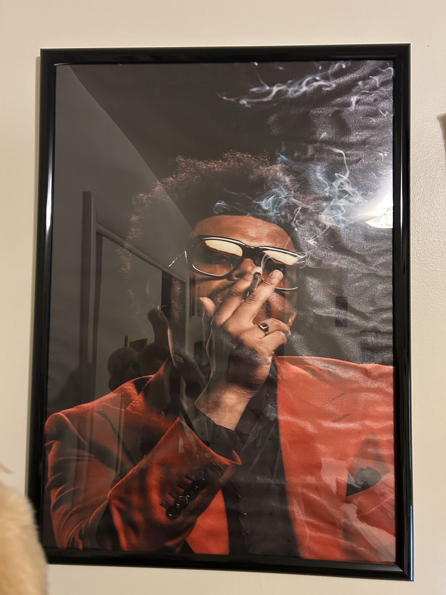 The Weeknd After Hours Concert Poster - Framed Wall Art Decor, Excellent Condition