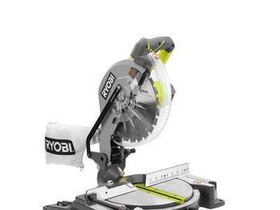 RYOBI 10 In. Compound Miter Saw with LED (Model TS1346)