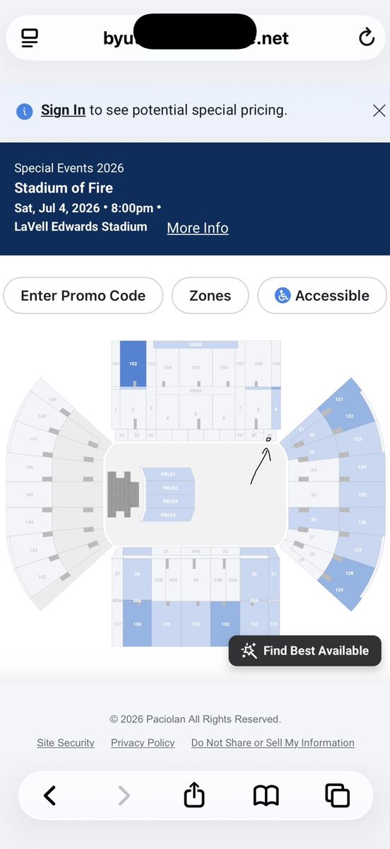 WOW! 3 AMAZING SEATS, STADIUM OF FIRE 2026!!!
