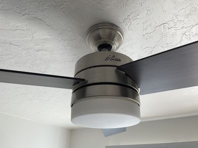 Hunter Exeter 54-inch Ceiling Fan with Remote - Brushed Nickel