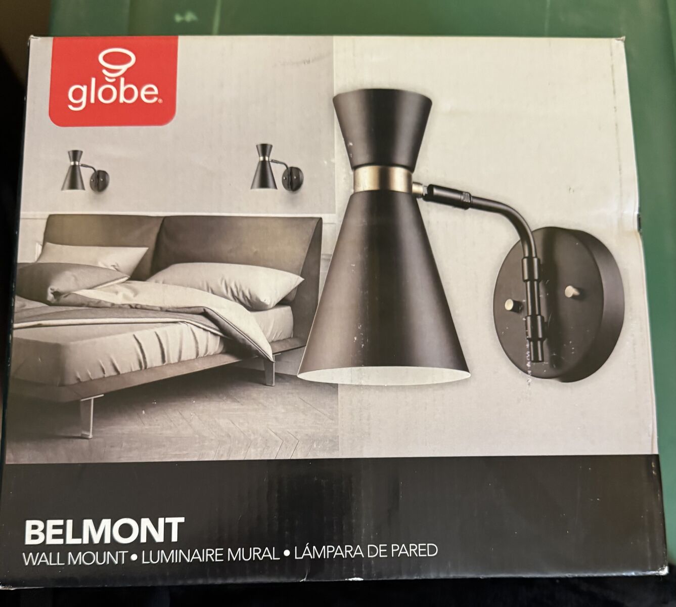 GLOBE Electric 65855 Belmont 1-Light Wall Sconce