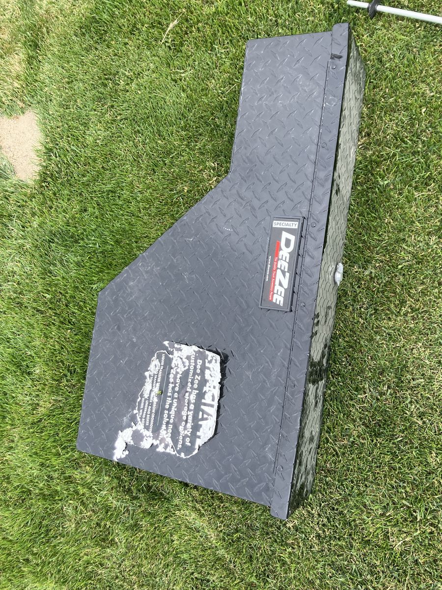 Dee Zee Specialty Black Diamond Plate Truck Tool Box - Underbed Storage