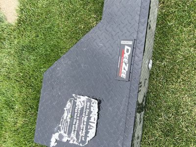 Dee Zee Specialty Black Diamond Plate Truck Tool Box - Underbed Storage