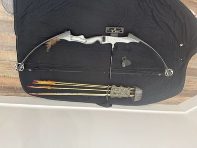 Hoyt Compound Bow And CasE And Quiver