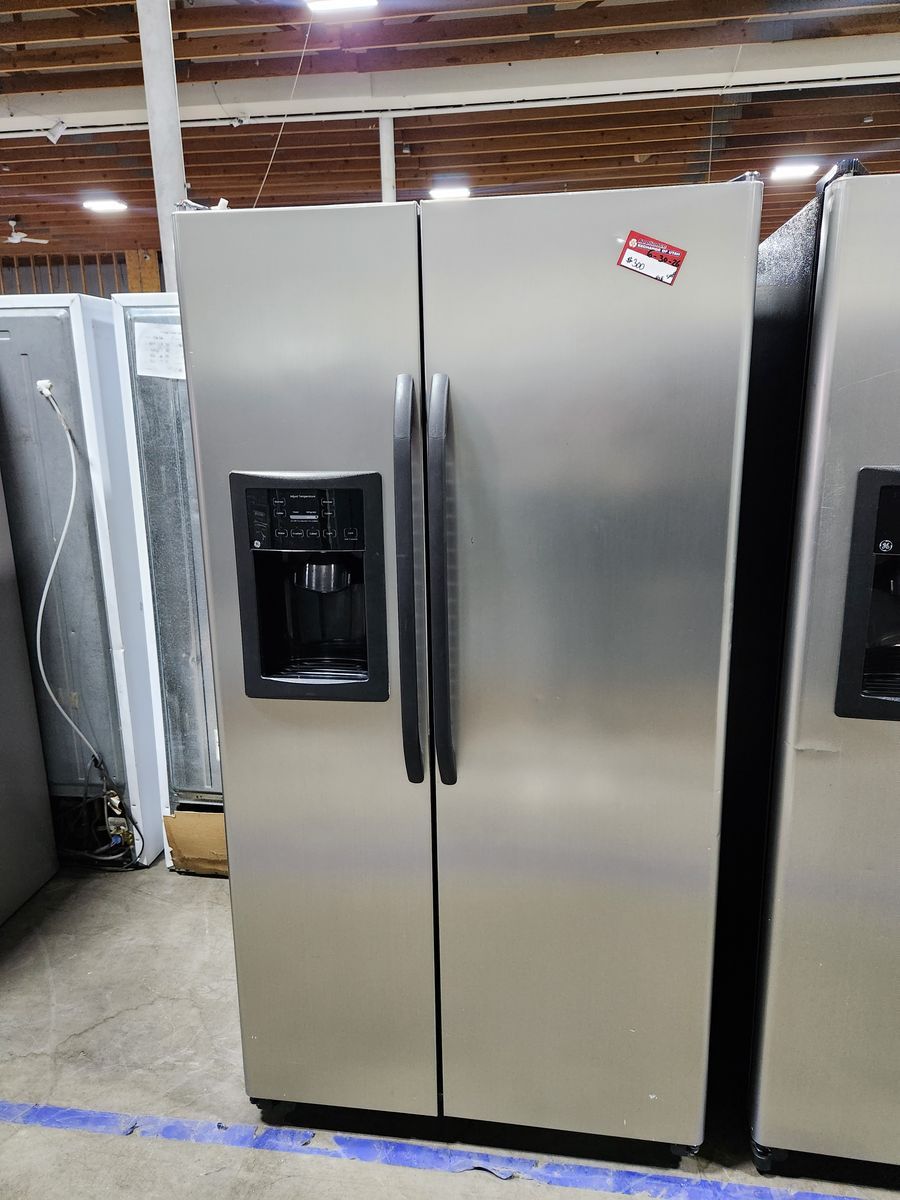GE Stainless Steel Side-by-Side Refrigerator Low Price Guaranteed!