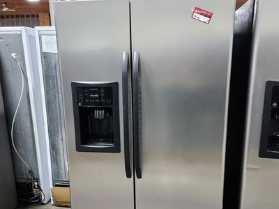 GE Stainless Steel Side-by-Side Refrigerator Low Price Guaranteed!