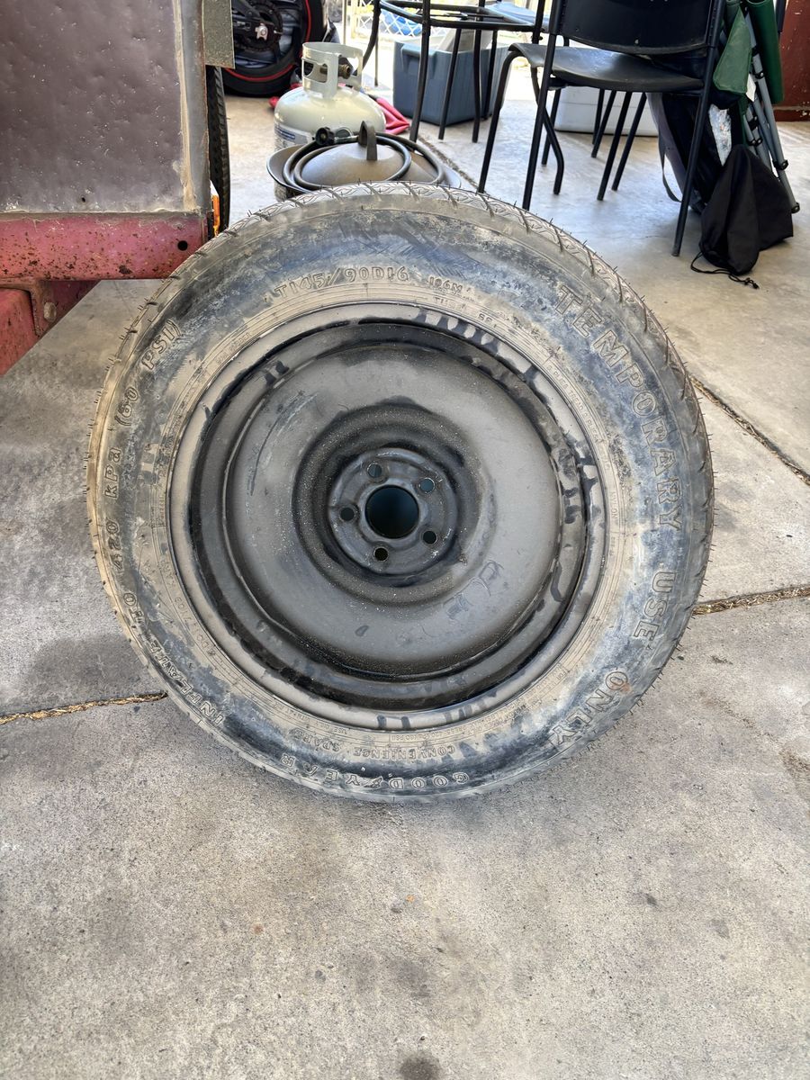 Goodyear T145/90D16 Temporary Spare Tire for Emergency Use Only, Unused
