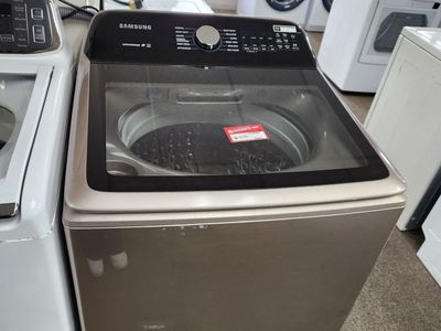 BEAUTIFUL SAMSUNG HE TOPLOAD WASHER! W-WARRANTY