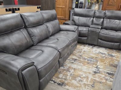 🩶 Gray Power Recliner Sofa and Love Seat set