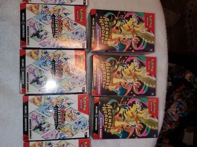 Pokemon Sealed Booster Bundle Lot Prismatic Evolutions Ascended Heroes