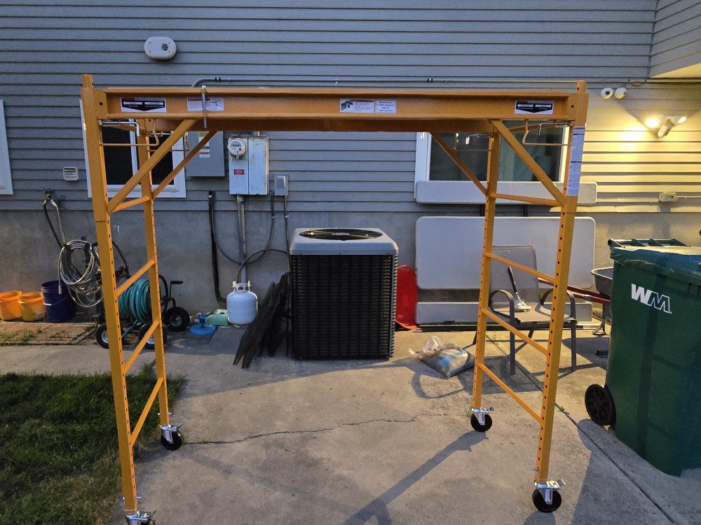 New 6' Rolling Scaffold Unit with Plywood Deck
