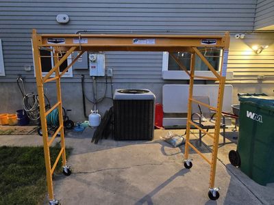 New 6' Rolling Scaffold Unit with Plywood Deck