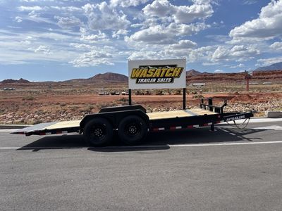 2027 PJ Trailers 7x18 6'' Channel Equipment Trailer Tilt
