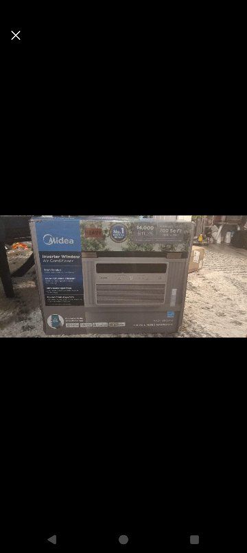 Midea 14,000 BTU Inverter Window Air Conditioner - Cools 700 sq ft, New in Box