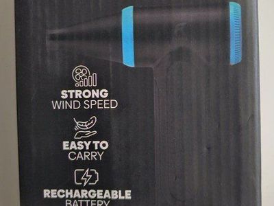 Fabma Rechargeable Compressed Air Duster with Strong Wind Speed, Type-C Cable