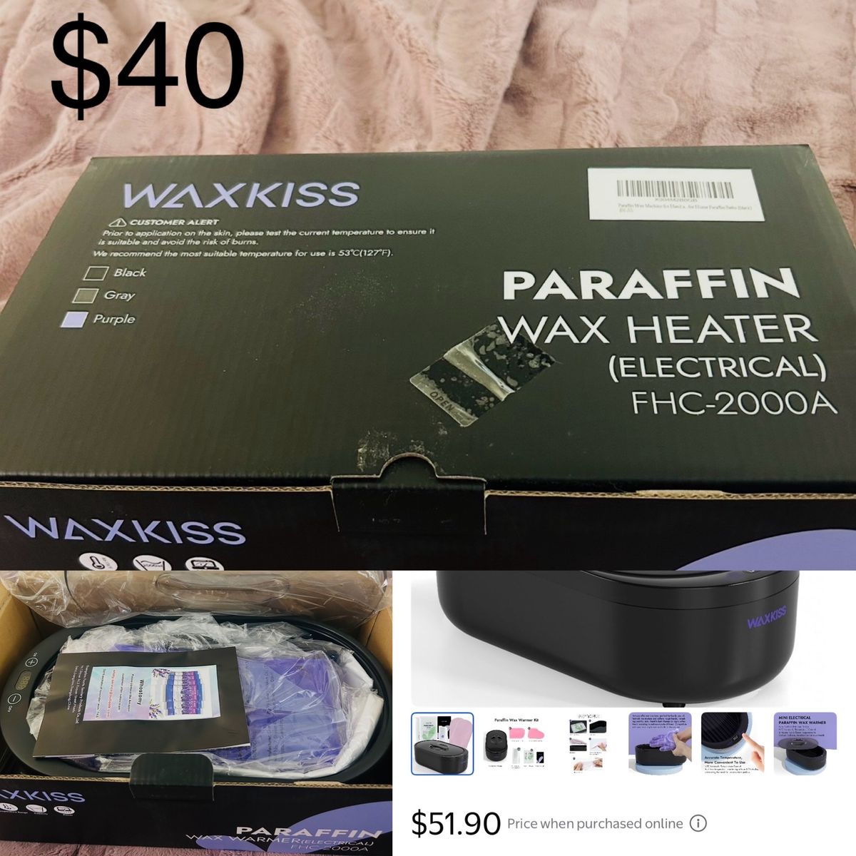 New Paraffin Wax Warmer