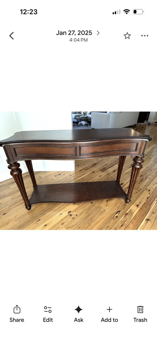 Beautiful entry table