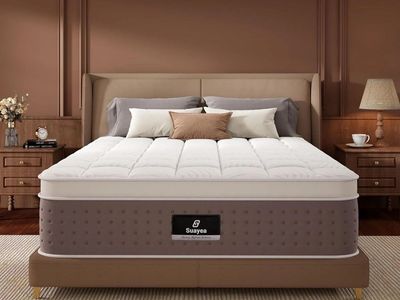 SUAYEA 14” California King Hybrid Mattress (opened not used)