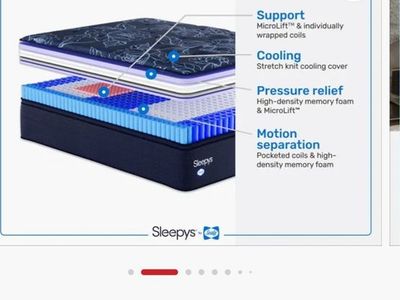 Sleepy's By Sealy Spring Plush Euro Top Mattress