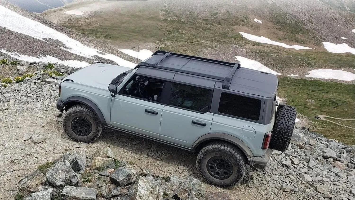 330 LBS Roof Rack Rail Cross Bar Kit 5PCS For Ford Bronco 2 Door 4Door 2021-2024