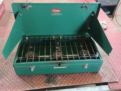 Coleman 3 burner stove. Parts