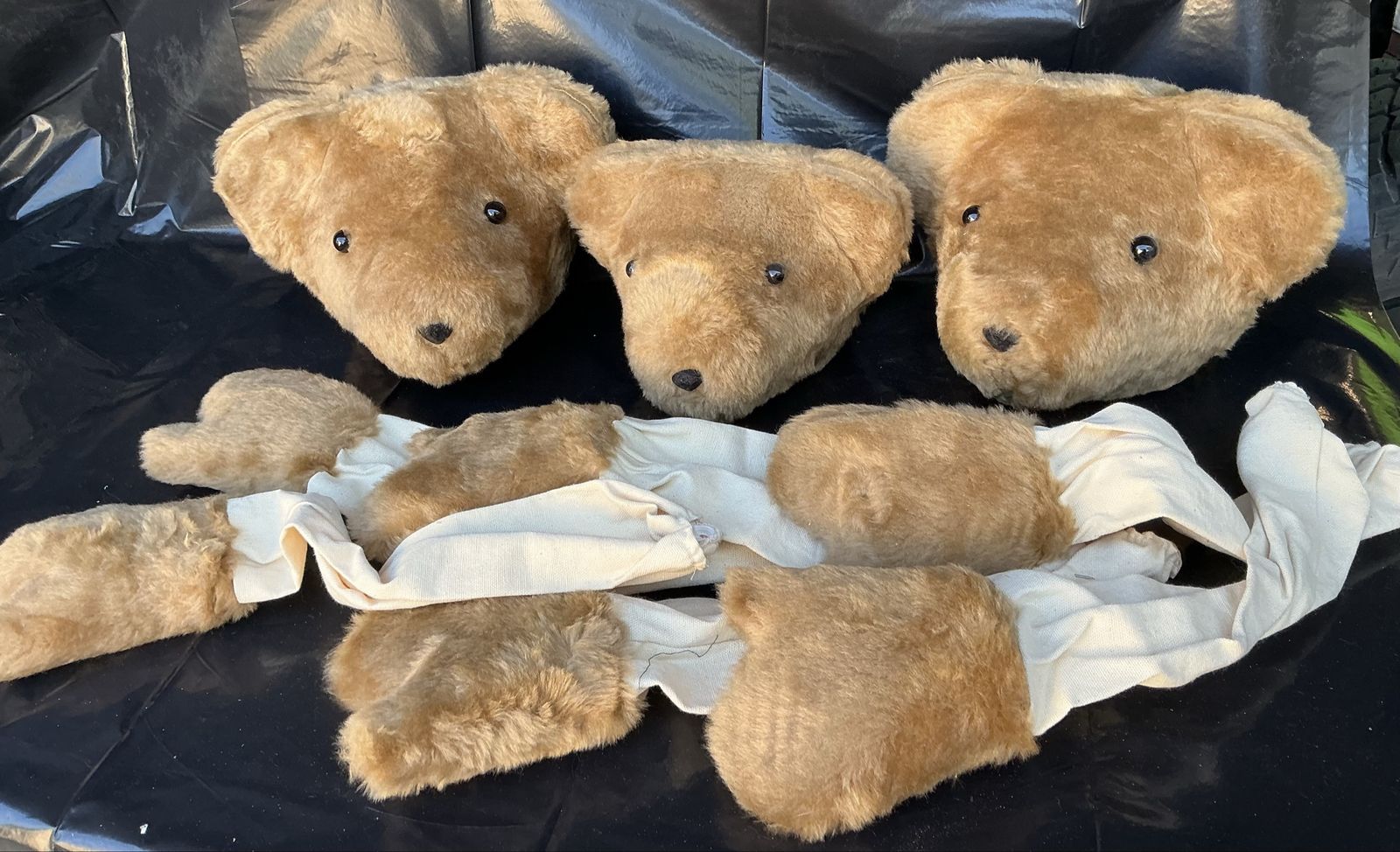 VTG Polo Ralph Lauren Bear Store Display Mannequin Prop Restoration Lot Bundle (3 Bears)