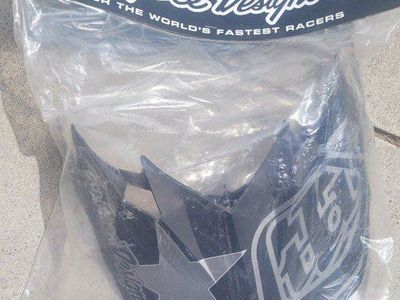Troy Lee Designs SE4 Composite Helmet Visor Freedom Black Replacement Part