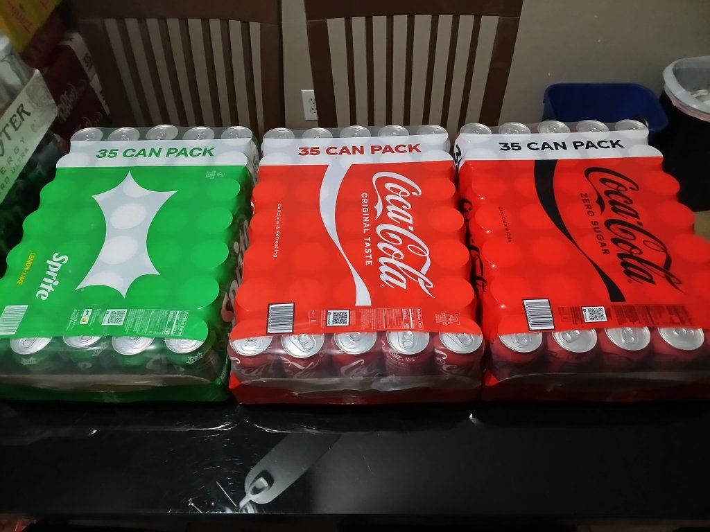 Coke and Dr pepper products (Not expired)