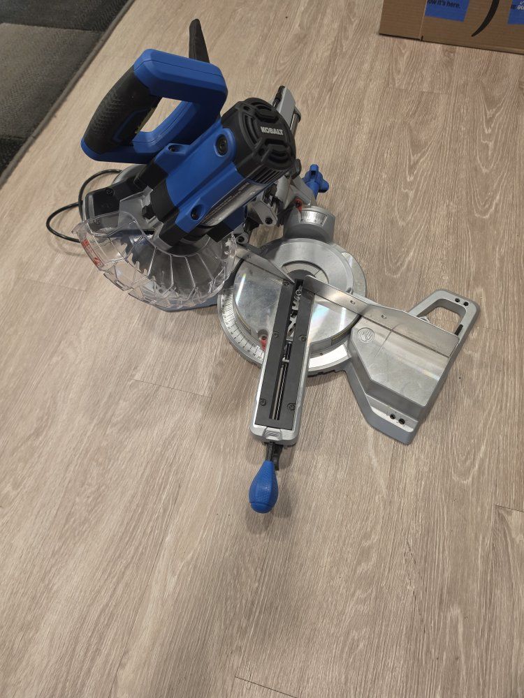Kobalt 7 1/4 inch sliding miter saw