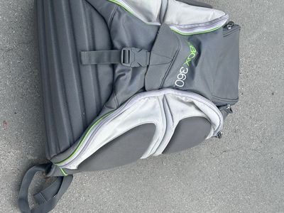 Xbox 360 System Travel Backpack - Gray & Green, Padded Storage Console & Accessories