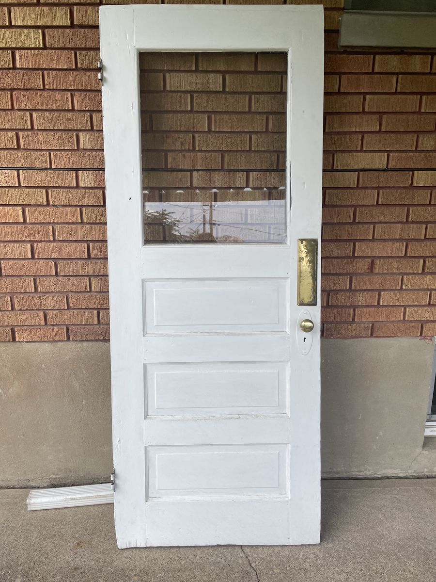 Vintage Wood Entry Door